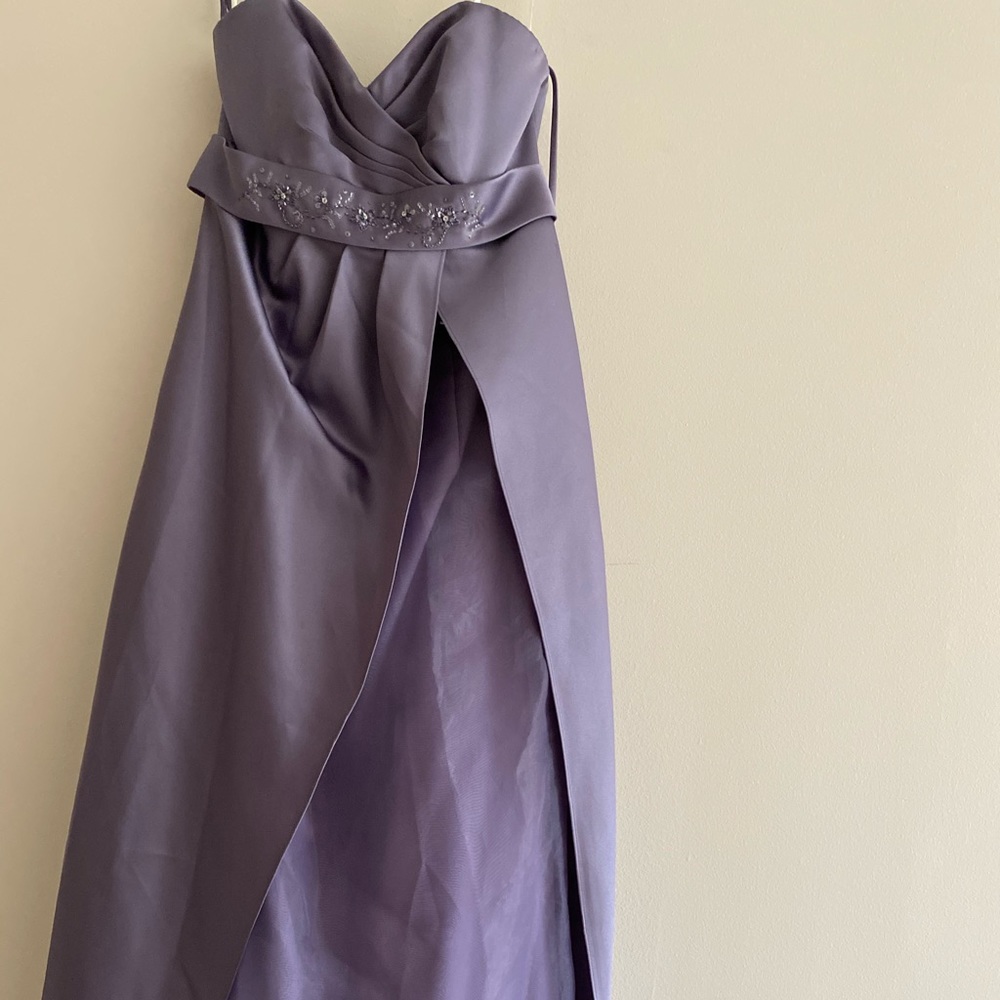 Strapless maxi dress